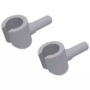 LEGO PARTS - (2) Mani per minifigure grigio azzurro chiaro - Parte 983 - Foto 1 di 1