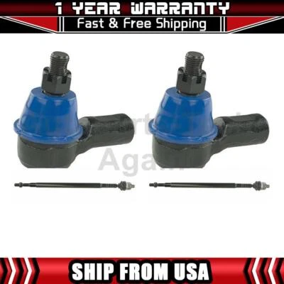 4 extremos de barra de amarre de dirección delantera Mevotech para Acura RSX 2002-2006 Foto 1 de 4