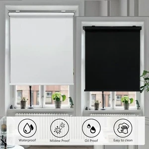 72" Length Cordless Roller Shades Window Light Filtering Through ALL Width Size - Picture 1 of 38