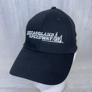 Chicagoland Speedway Cap Baseball Hat Black Adjustable NASCAR Nice! - Picture 1 of 10