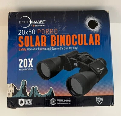 Binoculares solares Celestron EclipSmart 20x50 #71240. Aumento 20X Foto 1 de 4