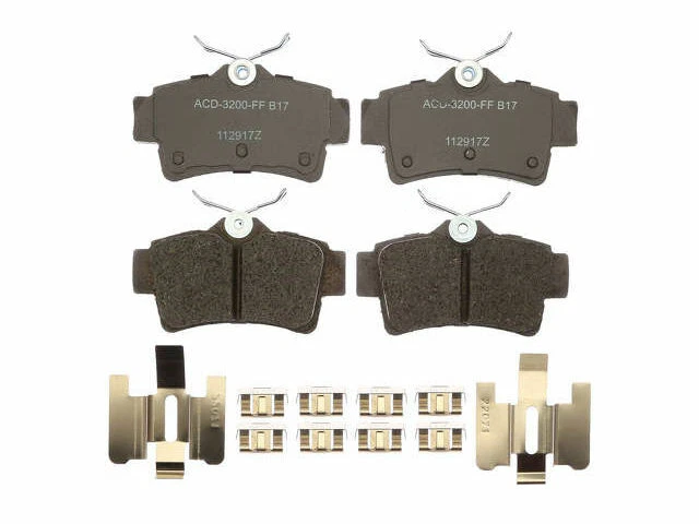 Комплект задних тормозных колодок для 1993-1997 Toyota Land Cruiser AC Delco 23786HR 1994 1995 - Изображение 1 из 2