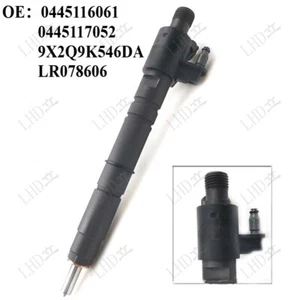 Fuel Injector 0445116061 0445117052 For Jaguar Land Rover 9X2Q9K546DA LR078606~ - Picture 1 of 4