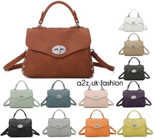 Women's Grab Top handle Bag Ladies Shoulder Handbag Tote Work School bag UK - Picture 1 of 18