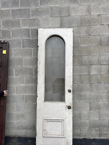 CM 794 antique arch glass entrance door 28.25 x 93.75 x 1.75 Cover