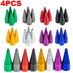 4pcs Universal Spiked Shape Car Wheel Tire Tyre Valve Air Stem Dust Caps Cover - Picture 1 of 44