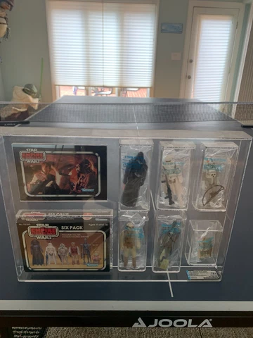 Vintage Kenner Star Wars Empire Strikes Back 6 Pack Yellow Box AFA Q75+ Yoda! Cover