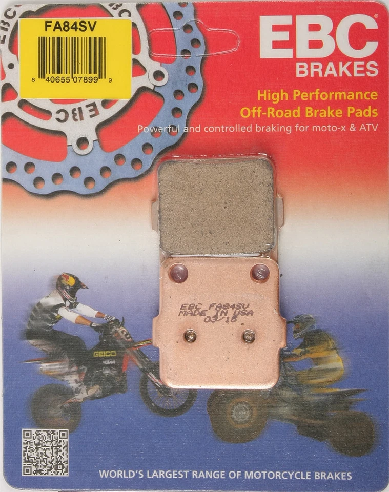 EBC 2014-2015 TRX500FE2 Foreman 4X4 ES EPS [SRA] Honda BRAKE PADS FA84SV SEVERE - Image 1 of 1