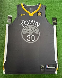 Authentic Steph Curry Golden State Warriors 18’ Finals Nike Aeroswift Jersey 52 - Picture 1 of 16