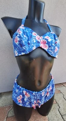 Véritable Maillot De Bain Neuf  Vintage Bikini  1950s Original  Made In France - Photo 1/4