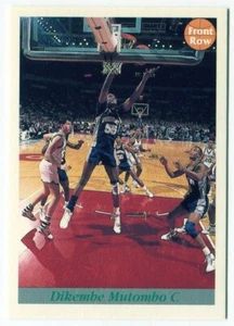 1992 Front Row Promo #16 Dikembe Mutombo Georgetown Hoyas NCAA - Picture 1 of 2