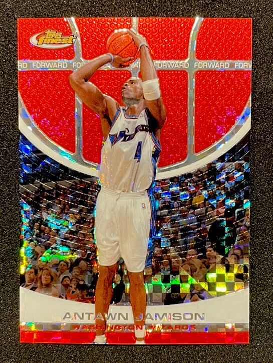ANTAWN JAMISON 2005-06 Finest X-Fractors Red Parallel #30 Numbered /139