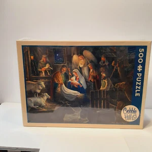 cobble Hill 500 piece puzzle. Away in the manger sealed in box - Bild 1 von 10