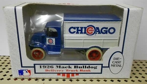 CHICAGO CUBS BASEBALL 1926 MACK BULLDOG DEL TRUCK 1990 DIECAST ERTL BANK #7545 - Picture 1 of 1