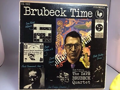 Dave Brubeck Quartet - Brubeck Time Vinyl LP - 1955 -Mono- CL 622 - Image 1 of 4