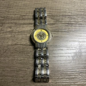 Vintage Gianni Versace *88 Gold Plated G20 LL Medusa Head Mens Watch - Picture 1 of 12