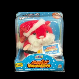 ❄️Webkinz Mazin' Hamsters Nick Soft Plush Animal With Online Code Ganz Santa❄️ - Picture 1 of 1