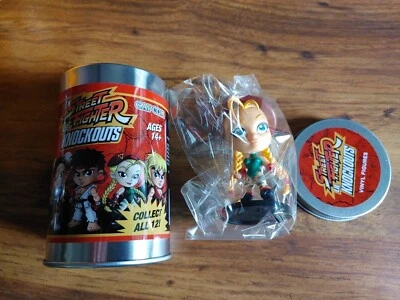 FIGURA DE VINILO CAMMY STREET FIGHTER LIL KNOCKOUTS CAPCOM HOJALATA CRIPTOZOIC Foto 1 de 2