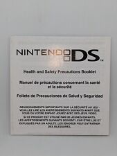 [DS] Health And Safety Precautions Booklet [55878D] [PRINTED IN USA] Nintendo DS