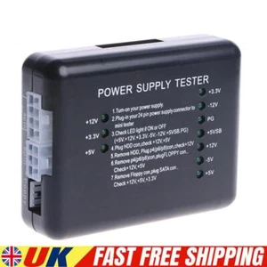 HDD Power Supply Tester Checker Meter PC Computer Power Supply Measuring - Picture 1 of 8