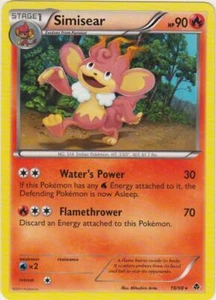 2x (BWEP-19) Simisear Rare Pokemon B&W Emerging Powers Card #19 - Picture 1 of 1