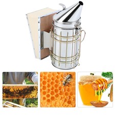 11â Bee Hive Smoker W/ Heat Shield beekeeper Beekeeping Honey Keeper Equipment