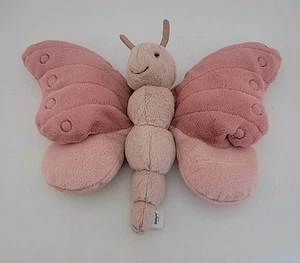 Jellycat London Butterfly Beatrice Rosy Pink Plush Stuffed Animal 10" Retired - Picture 1 of 9