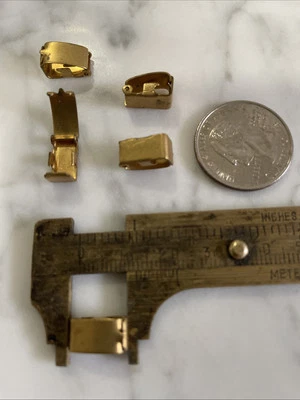 25 Vintage New Heavy Fold Over Clasps  - Image 1 of 3