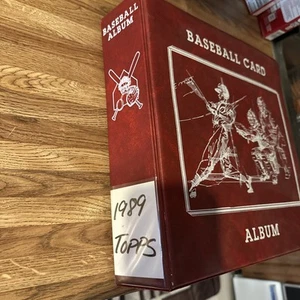 1989 Topps Traded Baseball Card Set In Binder And Sleeves - Excellent Condition - Picture 1 of 9