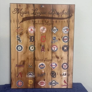 Vtg Major League Baseball Artissimo Wall Art - Picture 1 of 4