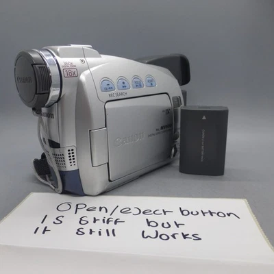 Canon MV600 Handheld MiniDV Camcorder Silver Tested *Read* - Image 1 of 4