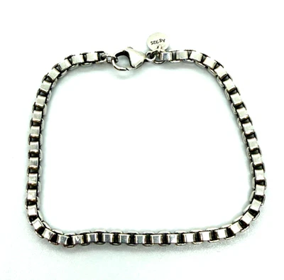 Pulsera Tiffany & Co. 'Eslabón Veneciano' Plata de Ley 8" Foto 1 de 2