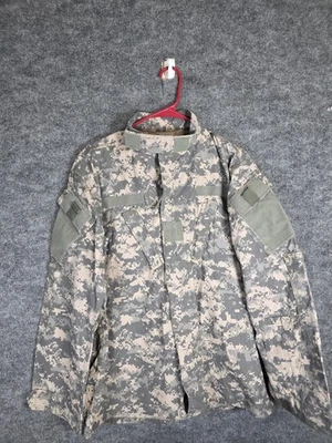 US Army ACU FR Coat Mens Medium Long UCP Camo Ripstop NSN 8415-01-573-6772 - Image 1 of 4