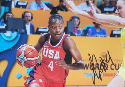 Jewell Loyd Team USA (Seattle Storm / Las Vegas Aces) Signed 5x7 Photo - Image 1 of 2