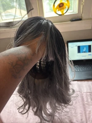 Midnight 22inch Curly Lace Human Hair Body Wave Lace Front Wig 4x4 Closure Wig - Imagem 1 de 4