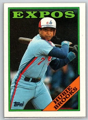 1988 Topps #50 Hubie Brooks Montreal Expos - Image 1 of 2