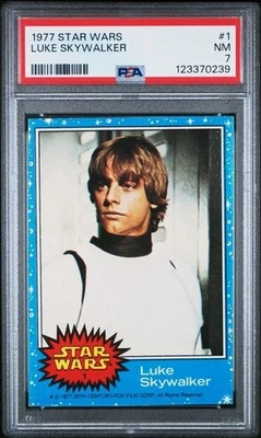 1977 Star Wars LUKE SKYWALKER #1 PSA 7 Great Centering 🔥 - Image 1 of 2