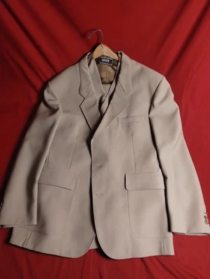 Traje de 3 piezas vintage de ropa deportiva Levi's de los años 50 - tostado/caqui para hombre 46R - cintura 35 Foto 1 de 4