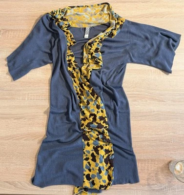 fließende Kimonojacke SKUNKFUNK SKFK aus feinem Eco Strick Gr40 Gr42 - Bild 1 von 4