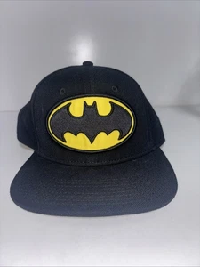 Gorra Batman Snapback Hombre Ala Plana Negra Ajustable Talla Única Retro - Imagen 1 de 8