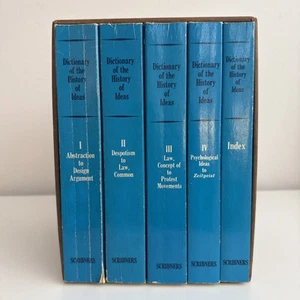 Dictionary of the History of Ideas Paperback Scribners Complete Box Set - Picture 1 of 24