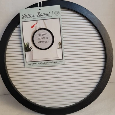 Round Letter Board Sign for any Celebration  10" Diameter - Image 1 of 4