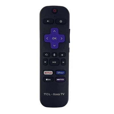 Used TCL Roku Voice Remote 3226001293 w/ Netflix Disney Apple TV HBO Buttons - Image 1 of 4