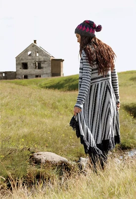 Cárdigan Free People rayas convergentes, talla S Foto 1 de 4