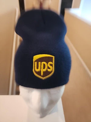 Gorro/gorra corto de invierno con logotipo de UPS United Parcel Service azul marino para adultos nuevo Foto 1 de 4