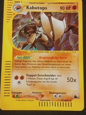 Kabutops Holo H13/H32 Skyridge Deutsch NM Pokemon - Bild 1 von 2