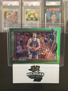 2025 Topps Green Holo Foil /99 Quinten Post #139 Golden State Warriors - Picture 1 of 2
