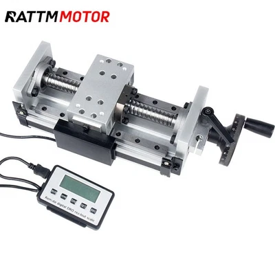 Linear Guide Rail Motion Slide Table Linear Stage Actuator w/Handwheel+Display - Image 1 of 4