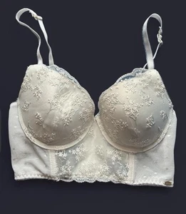 Jessica Simpson Women’s Floral Lacey Bralette Size 34C - Picture 1 of 2