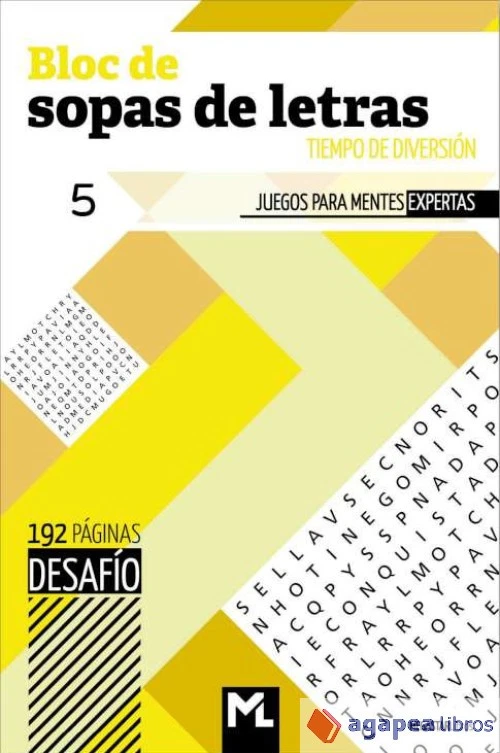 BLOC DE SOPAS DESAFIO 05. NUEVO. ENVÍO URGENTE (Librería Agapea) - Imagen 1 de 1